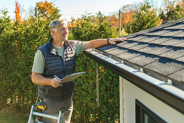 Professional Roofing technician working in Moran, WY